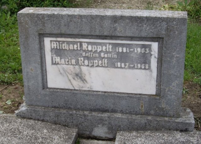 Roppelt Michael 1881-1963  Maria 1887-1968 Grabstein